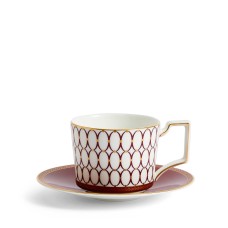 Чайная чашка с блюдцем, Renaissance Red, Wedgwood, фарфор