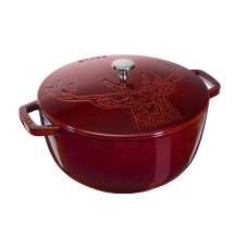 STAUB 11272687 Кокот "Олень", 26 см, 4,9 л гранат