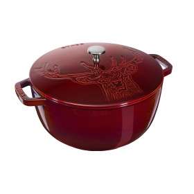STAUB 11272687 Кокот "Олень", 26 см, 4,9 л гранат