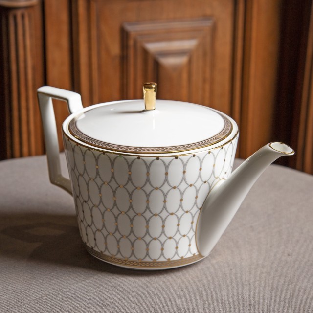 Чайник 1104 мл, Renaissance Grey, Wedgwood, фарфор