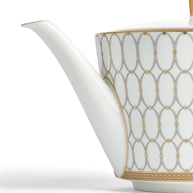 Чайник 1104 мл, Renaissance Grey, Wedgwood, фарфор