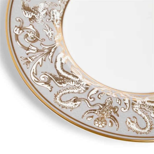 Тарелка 22.8 см акцентная, Renaissance Grey, Wedgwood, фарфор