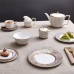 Тарелка 22.8 см акцентная, Renaissance Grey, Wedgwood, фарфор