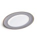 Овальное блюдо 35.7 см, Renaissance Grey, Wedgwood, фарфор