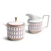 Набор из 2х предметов: сахарница+молочник, Renaissance Red, Wedgwood, фарфор