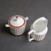 Набор из 2х предметов: сахарница+молочник, Renaissance Red, Wedgwood, фарфор