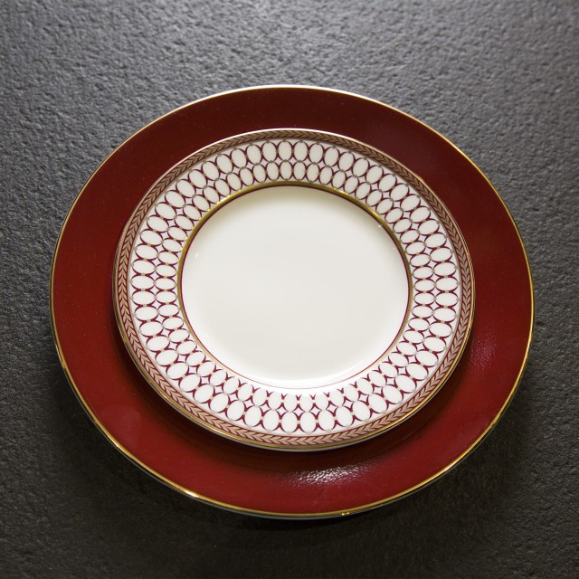 Тарелка 15 см, Renaissance Red, Wedgwood, фарфор