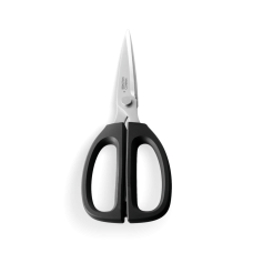 Ножницы кухонные KAI, черные, рукоятка 21см, лезвие 8 см, с защитным кожухом