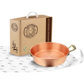 Таз 3л. медный с латун. ручк. "Ягоды"