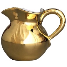 Графин, Н17 16-18х20см (veneta), золото 24К, материал: керамика ручной работы, покрытый драгоценным металлом гальваническим способом