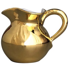 Графин, Н17 16-18х20см (veneta), золото 24К, материал: керамика ручной работы, покрытый драгоценным металлом гальваническим способом