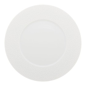 Тарелка презентационная D= 32 см, цвет белый, фарфор, L PERLES DE ROSEE