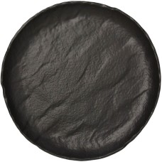 Тарелка подстановочная 33см, черная,  фарфор, коллекция VULCANIA, Tognana