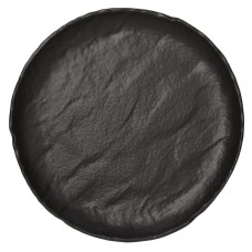 Тарелка обеденная 29см, черная,  фарфоровая, коллекция VULCANIA, Tognana