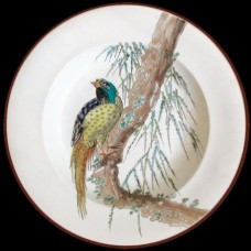 Тарелка "Птицы" декоративная, Фазан, жесть, эмаль AU BAIN MARIE ABM-AT-V03
