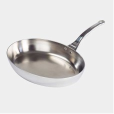 Кухонная посуда DE BUYER серия АФФИНИТИ 3725.32 Сковорода овальная, нерж.сталь, 32 см.