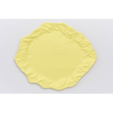 Тарелка столовая "Фантики", желтая, EVGENIYA KRYUKOVA, 28,5х24,5см