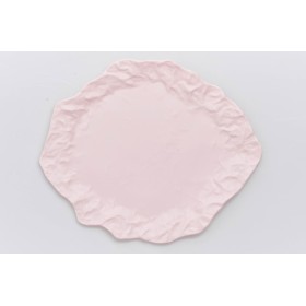 Тарелка столовая "Фантики", розовая, EVGENIYA KRYUKOVA, 28,5х24,5см