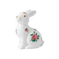 Фигурка кролика (декор "Розовые розы)" Royal Albert, фарфор