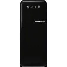 SMEG FAB28LBL5 Отдельностоящий однодверный холодильник,стиль 50-х годов, 60 см, черный, петли слева