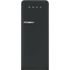 SMEG FAB28RDBLV5 Отдельностоящий однодверный холодильник, стиль 50-х годов, 60 см, черный вельвет, петли справа