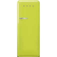 SMEG FAB28RLI5 Отдельностоящий однодверный холодильник, стиль 50-х годов, 60 см, цвет лайма, петли справа