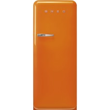 SMEG FAB28ROR5 Отдельностоящий однодверный холодильник, стиль 50-х годов, 60 см, оранжевый, петли справа