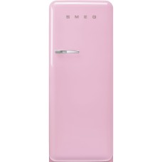 SMEG FAB28RPK5 Отдельностоящий однодверный холодильник, стиль 50-х годов, 60 см, розовый, петли справа