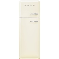 SMEG FAB30LCR5 Отдельностоящий двухдверный холодильник,стиль 50-х годов, 60 см, кремовый, петли слева