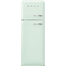 SMEG FAB30LPG5 Отдельностоящий двухдверный холодильник,стиль 50-х годов, 60 см, пастельный зеленый, петли слева