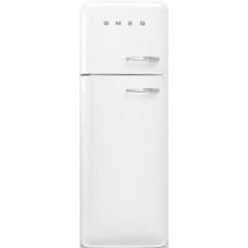 SMEG FAB30LWH5 Отдельностоящий двухдверный холодильник, стиль 50-х годов, 60 см, белый, петли слева