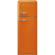 SMEG FAB30ROR5 Отдельностоящий двухдверный холодильник,стиль 50-х годов, 60 см, оранжевый, петли справа