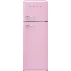 SMEG FAB30RPK5 Отдельностоящий двухдверный холодильник,стиль 50-х годов, 60 см, розовый, петли справа
