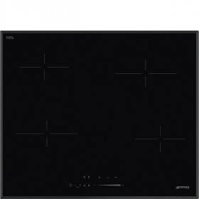 SMEG SE464TB Cтеклокерамическая варочная панель, 60 см, скошенный край