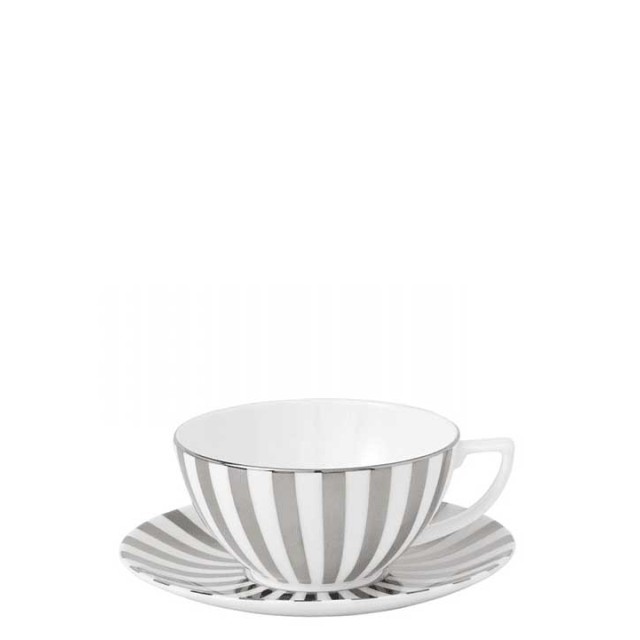 50161609/548-644 Чайная пара 250 мл, Jasper Conran Platinum, Wedgwood, фарфор