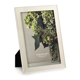 55080600188 Фоторамка складная Vera Wang With Love Giftware, 5х7,5; черная эмаль+посеребрение Wedgwood, металл, стекло, картон