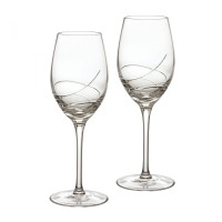 Набор бокалов для белого вина, 2 шт, "Ballet Ribbon", 20 см, Waterford, 149701, хрусталь