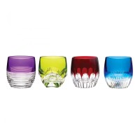 Набор широких стаканов разных цветов, 4 шт, "Mixology", Waterford, 160453, 