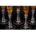 Бокал для шампанского, коллекция Токката, хрусталь, цвет янтарный CRISTALLERIE de MONTBRONN 