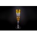 Бокал для шампанского, коллекция Токката, хрусталь, цвет янтарный CRISTALLERIE de MONTBRONN 
