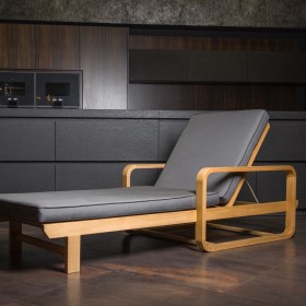 Шезлонг с подушкой (тик), 800х2000х500 мм, Chateau Collection