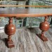 Консоль Эверетт, 2100х600х950 мм, массив красное дерево, шпон красное дерево, Chateau Collection