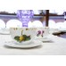 MEDG 0008/3 Набор из 6 чашек для завтрака с блюдцем, Haviland & C.Parlon, Or de la Mediterranee, 350 мл, округлая форма
