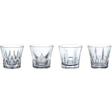 Набор стаканов 4 шт. для виски низких, 247 мл, стеклянных, серия Classix