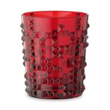 Стакан 348 мл, хрустальное стекло  красный, коллекция PUNK