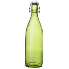Бутылка 1000 мл зеленая, коллекция GIARA
