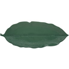 Блюдо-листок сервировочное 39х16см (зелёный) "Мадагаскар" в подарочной упаковке Easy Life