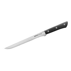 SHR-0048B/K Нож кухонный "Samura HARAKIRI" филейный 218 мм, корроз.-стойкая сталь, ABS пластик