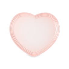 Тарелка «Сердце» с логотипом Le Creuset Светло-розовый, Le Creuset, 60210237770099, Керамика