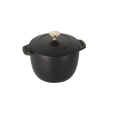 Кокот для риса,16 см,1,5 л, черный, 11721625, STAUB
